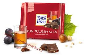 Ritter Sport čokoláda s rumovými rozinkami 100g