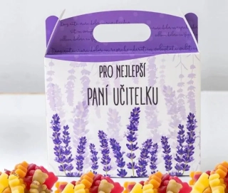 DÁRKOVÝ BOX PRO PANÍ UČITELKU LEVANDULE