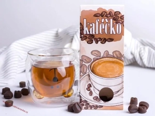 KAFÉČKO - ROZPUSTNÁ KÁVOVÁ ZRNKA 50g - DMT 06/2025